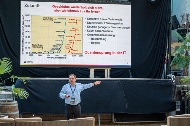 Vortrag von Heiko Ebermann VERTIV auf der Next Gen Stage netforum 2023