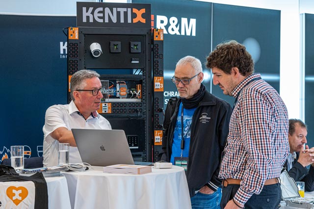 Kentix Ausstellung Messestand auf dem netforum 2023