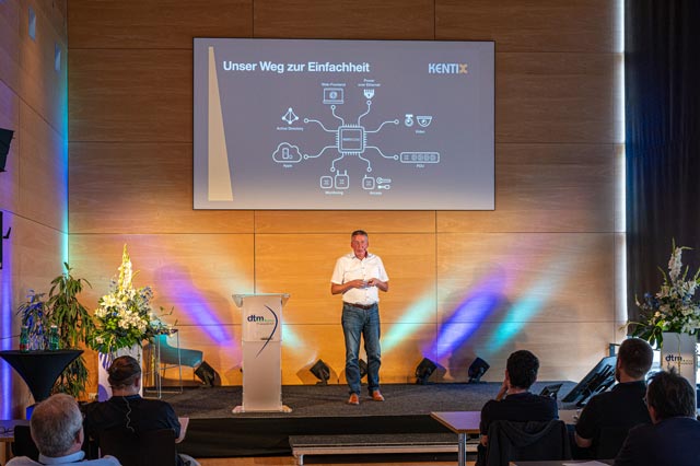 Vortrag von Frank Neubauer Kentix auf der Technology Stage netforum 2023