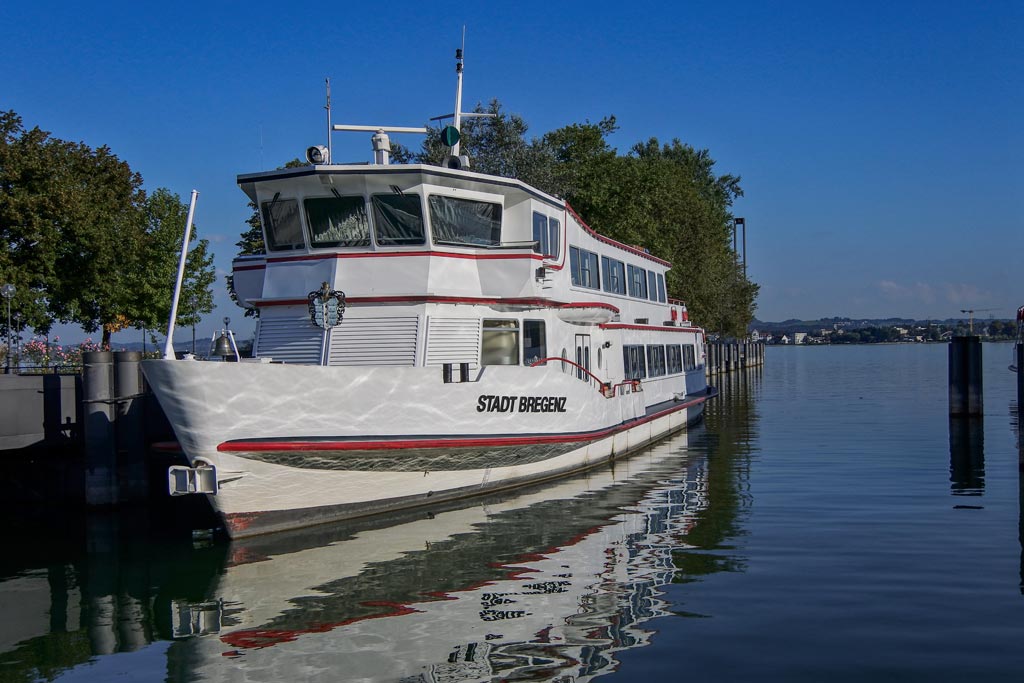 netforum Anreise mit dem Schiff zum Festspielhaus Bregenz am Bodensee